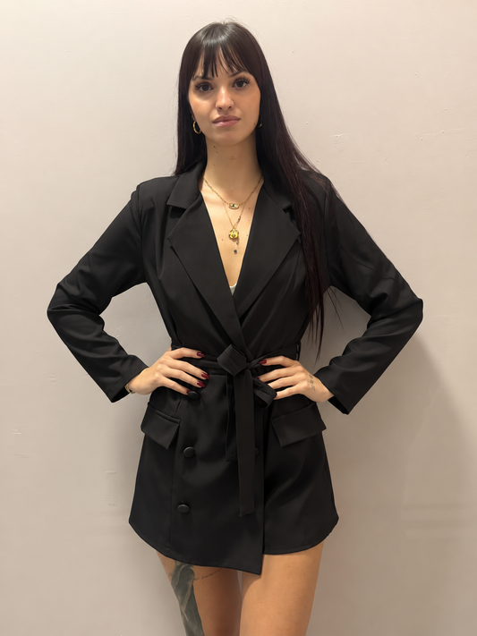 Tutina Blazer Marrone e nero