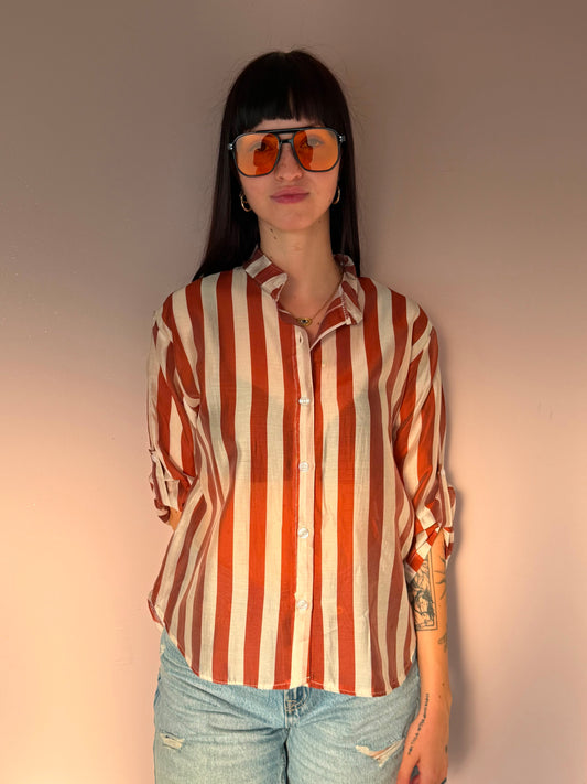 Camicia a Righe Coreana