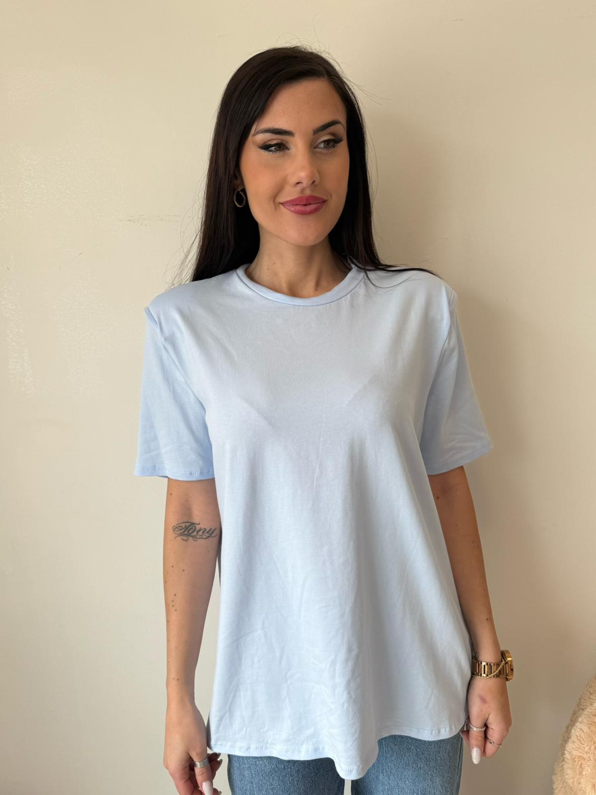 T-shirt Manica Corta Con Spalline