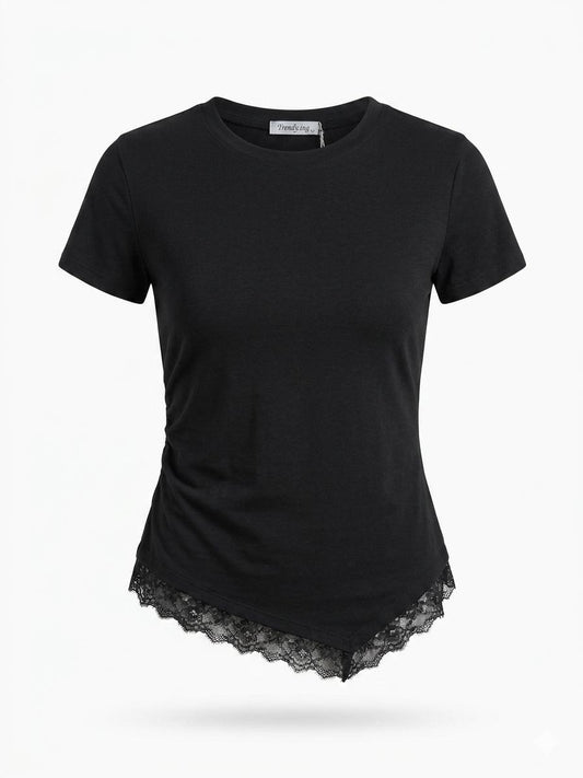 T-shirt Maniche Corte Nera