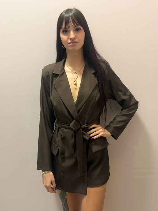 Tutina Blazer Marrone e nero